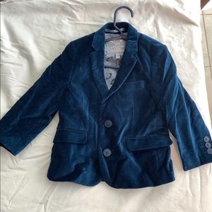 3T-Appaman Fine Tailoring velvet suit in Deep blue